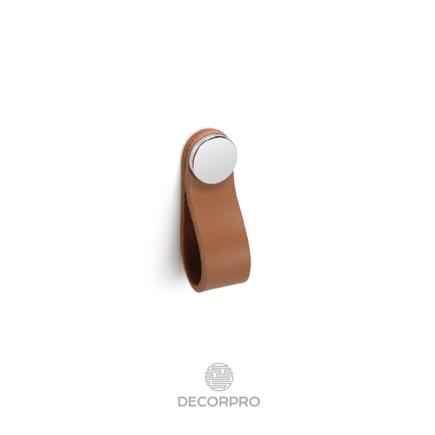 FLEXA CUERO BEIGE + CROMO 70mm