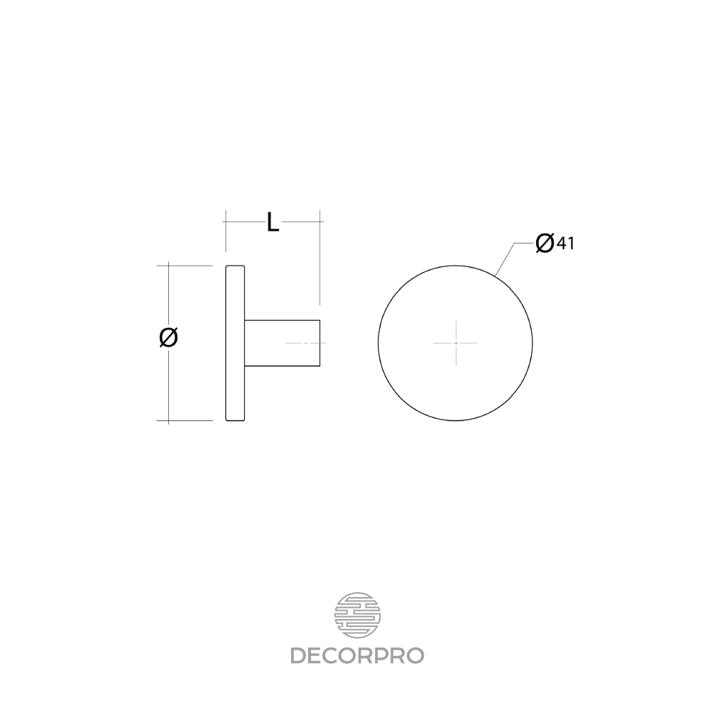 COLADOR COMO ORO CEPILLADO D41mm - Imagen 2
